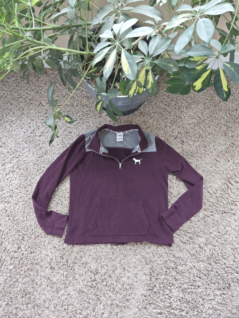 Victoria's Secret Pink Quarter Zip Pullover
